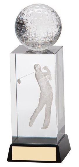 Golf Heer 3D Kristal CR16220 